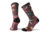 Smartwool Hike Light Summer Nights Print Crew - Womens, Bordeaux, Medium, SW001399590-M