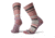 Smartwool Hike Striped Light Crew Socks - Womens, Nostalgia Rose, Small, SW001395A32-S