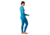 Smartwool Intraknit Merino 200 Pattern Bottom - Womens, Ocean Abyss/Wave Blue Floral Scape, Small, SW016416F34-S