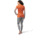 Smartwool Intraknit Thermal Merino Base Layer Pattern Crew - Womens, J31 Orange Rust Heather, Medium, SW016412J31M