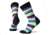 Smartwool Margarita Socks - Womens, Black/Meadow Mauve Heater, Small, SW0SW717A61-S