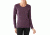 Smartwool Merino 150 Baselayer Pattern Long Sleeve Shirt Womens, Bordeaux, L, SW015256590-L
