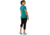 Smartwool Merino 150 Baselayer Print Short Sleeve - Womens, Dark Peacock Cactus Print, Extra Large, SW016161D75-XL