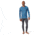 Smartwool Merino 150 Long Sleeve Baselayer - Mens, Ocean Blue/Balabar Print, 2XL, SW016042D73-Ob/BP-XXL