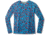 Smartwool Merino 150 Long Sleeve Baselayer - Mens, Ocean Blue/Balabar Print, 2XL, SW016042D73-Ob/BP-XXL