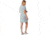 Smartwool Merino 150 Short Sleeve Dress - Womens, Wave Blue Stripe, Extra Small, SW015122D53-XS