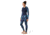 Smartwool Merino 250 Baselayer Pattern Bottom - Womens, Deep Navy Forest Scape, Extra Small, SW019243E43-XS