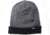 Smartwool Merino 250 Pattern Cuffed Beanie, Medium Gray Tick Stitch, 1FM, SW0SC181B99-1FM