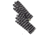 Smartwool Merino 250 Pattern Glove, Black/Charcoal, Extra Small, SW018014016XS