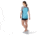 Smartwool Merino Sport 120 Mountain Bike Short Sleeve Tee - Womens, Ocean Spray Heather, Small, SW016590J66S
