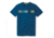 Smartwool Merino Sport 150 Flag Logo Tee - Mens, Alpine Blue, Medium, SW015155B25-M