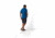 Smartwool Merino Sport 150 Short Sleeve Button Down - Mens, Alpine Blue, Small, SW016203B25-S