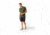 Smartwool Merino Sport 150 Short Sleeve Button Down - Mens, Moss Green Heather, Small, SW016203B45-S