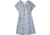 Smartwool Merino Sport Short Sleeve Dress - Womens, Barely Blue Zig Zag Print, Medium, SW016235D81-M