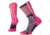 Smartwool PhD Cycle Ultra Light Pattern Crew Sock - Women's, Bordeaux, Small SW000763590-S