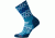 Smartwool PhD Outdoor Light Pattern Crew Sock - Women's-Glacial Blue-Small