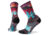 Smartwool PhD Outdoor Light Print Crew Socks - Womens, Very Berry, Small, SW001227E23-S