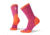 Smartwool PhD Run Cold Weather Mid Crew Socks - Womens, Meadow Mauve/Habanero, Large, SW001371C44-L
