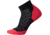 Smartwool PhD Run Light Elite Low Cut Sock - Women's-Black/Hibiscus-Small