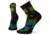 Smartwool PhD Run Light Elite Print Crew Socks - Mens, Black, Medium, SW001257001-M