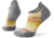 Smartwool PhD Run Light Elite Stripe Micro Socks - Womens, Lunar Gray Heather, Medium, SW000772E15-LGH-Medium