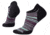 Smartwool PhD Run Light Elite Striped Micro Sock - Women's, Black, Large SW000772001-L