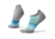 Smartwool PhD Run Light Elite Striped Micro - Womens, Light Gray-Mint, Small, SW000772B16-S