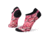 Smartwool PhD Run Ultra Light Hex Print Micro Socks - Womens, Very Berry, Large, SW001232E23-L