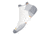 Smartwool Run Zero Cushion Low Ankle Socks - Women's, White, Small, SW0016681221-(122) WHITE-S