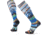 Smartwool Ski Zero Cushion Skication Print OTC Socks - Mens, G61 Mist Blue, Medium, SW001963G61M