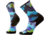 Smartwool Trail Run Targeted Cushion Summit Sector Print Crew Socks