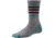 Smartwool Striped Hike Light Crew Sock - Women's-Light Gray/Canton-Medium