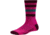 Striped Hike Light Crew Sock - Womens-Bright Pink-Small