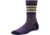 Striped Hike Light Crew Sock - Womens-Desert Purple-Large