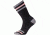 Smartwool Striped Hike Medium Crew Sock - Women's -Charcoal-Large