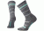 Smartwool Women's Striped Hike Light Crew Socks, Medium Gray, Medium, SW000764052-M