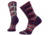 Smartwool Women's Tiva Crew Socks, Bordeaux Heather, Small, SW010402587-S