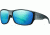 Smith Frontman Elite Sunglasses, ChromaPop Polarized Blue Mirror Lens, Black Frame, FNTRPUGMBK