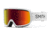 Smith Frontier Goggles, White, Red Sol-X Mirror, M0042933299C1