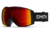 Smith I/O Goggles, Black, Chromapop Sun Red Mirror, M006382QJ996K