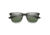 Smith Lowdown Metal Sunglasses, Matte Black/Silver Frame, ChromaPop Polarized Gray Green Lens, 204930TI754L7
