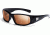 Smith Optics Hideout Sunglasses with Black frames and Copper Mirror lenses