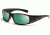 Smith Optics Hideout Tortoise Frame Sunglasses with Polarized Green Mirror Brown Techlite Glass Lenses HDGPNBMTT