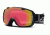 Smith I/O Goggles, Black Foundation, Red Sensor Mirror And Platinum Mirror Lenses IO7RZFK10