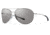 Smith Optics Rockford Slim Single Vision Prescription Sunglasses, Silver Frame, RFSPPGYMSVSV