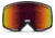Smith Range Low Bridge Fit Googles, Red Sol-X Mirror, Black, M004222QJ99C1