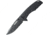 Smith's Sharpeners Battle Plan Linerlock Folding Knife, 3.75in Closed, 2.75in Black Stonewash 420 SS Blade, Black G10 Handle, Thumb Stud, Pocket Clip, Black, AC50994