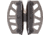 Smith's Sharpeners Caprella Two-Step Sharpener, 3in X 2.5in, Non-Slip Base, Crossed Carbide Blades And Triangular Ceramic Rods, Pre-Set Sharpening Angles, 420 SS Frame, 51106