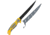 Smith's Sharpeners Lawaia Fillet Knife, 12.5in Overall, 7in Black 420 SS Blade, Gray And Yellow Tpe Handle, Gray Plastic Blade Cover, Gray and yellow, 51093