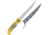 Smith's Sharpeners Regal River Fillet Knife, 12.25in Overall, 7in Satin 420 SS Fillet Blade, Gray And Yellow Tpe Handle, Gray and yellow, 51055